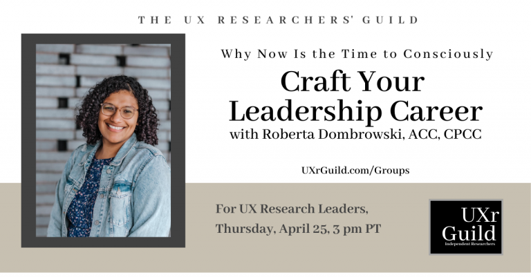 Why Now is The Time to Consciously Craft your Leadership Career