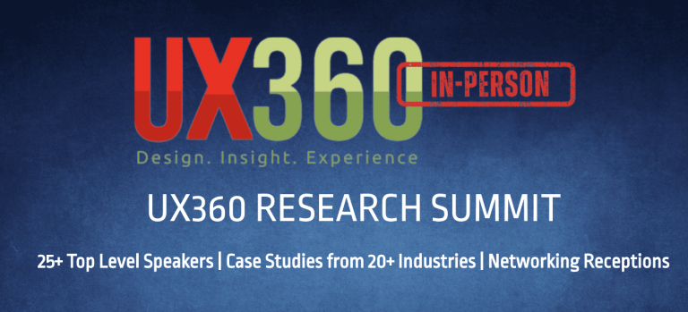 UX360 RESEARCH SUMMIT