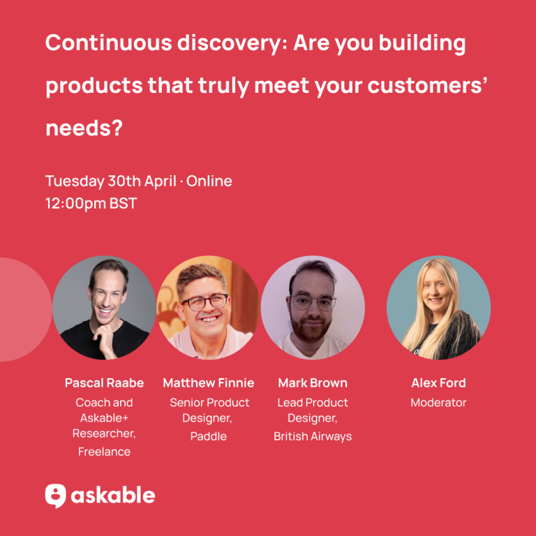 Continuous discovery: Are you building products that truly meet your customers’ needs?