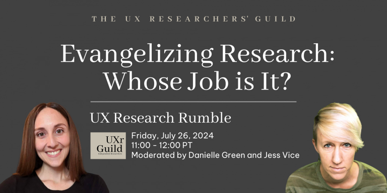 Evangelizing Research: Whose Job Is It?