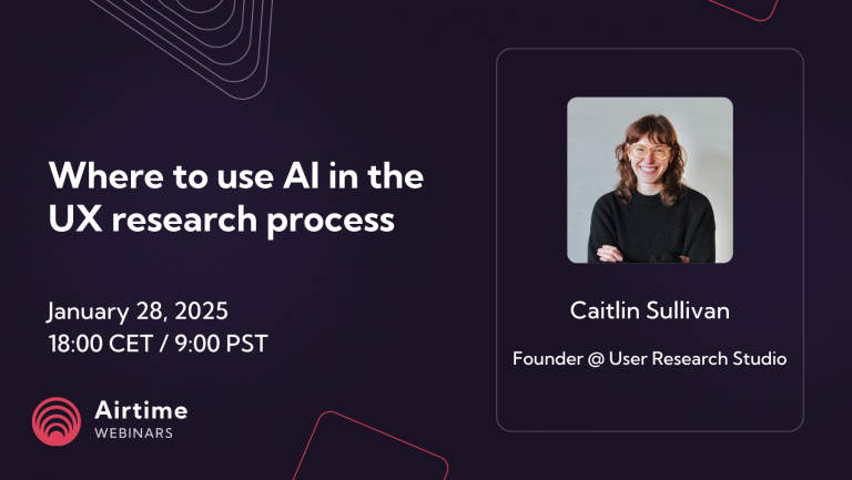Where to use AI in the UX research process