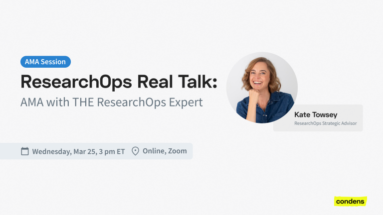 ResearchOps Real Talk: AMA with THE ResearchOps Expert