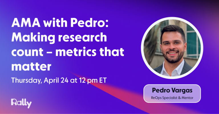AMA with Pedro: Making research count — metrics that matter