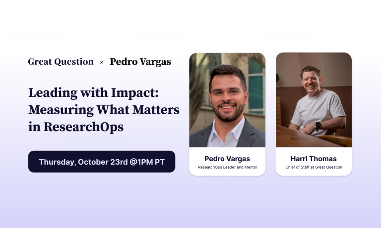 Leading with Impact: Measuring What Matters in ResearchOps