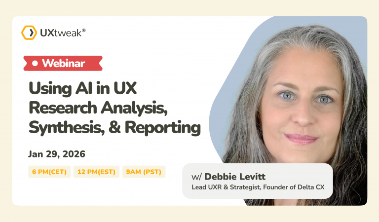 Webinar: Using AI in UX Research Analysis, Synthesis, and Reporting